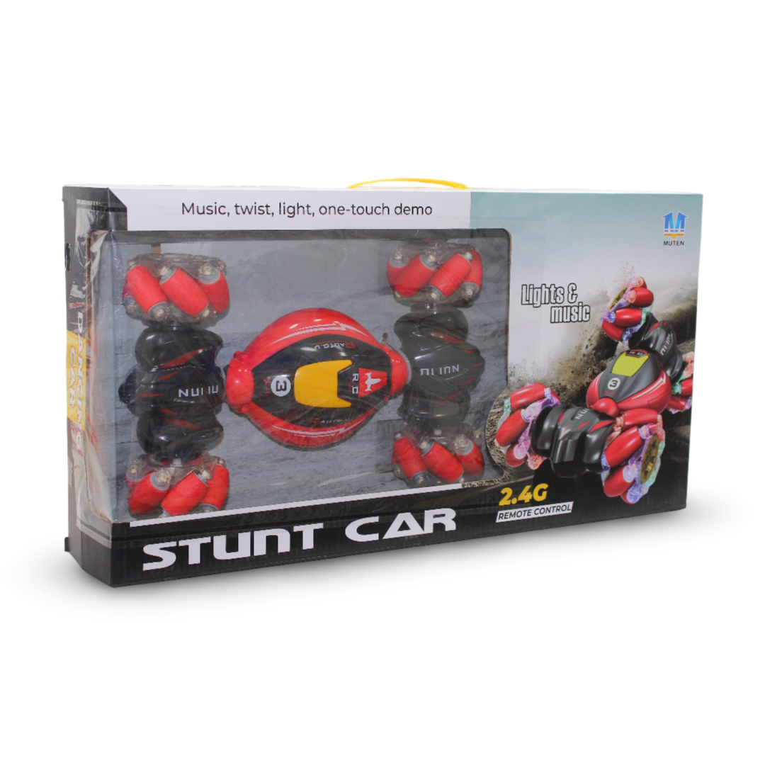 2.4G Remote Control Stunt Car – Red