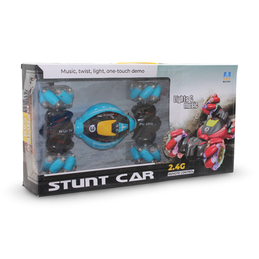 2.4G Remote Control Stunt Car – Blue