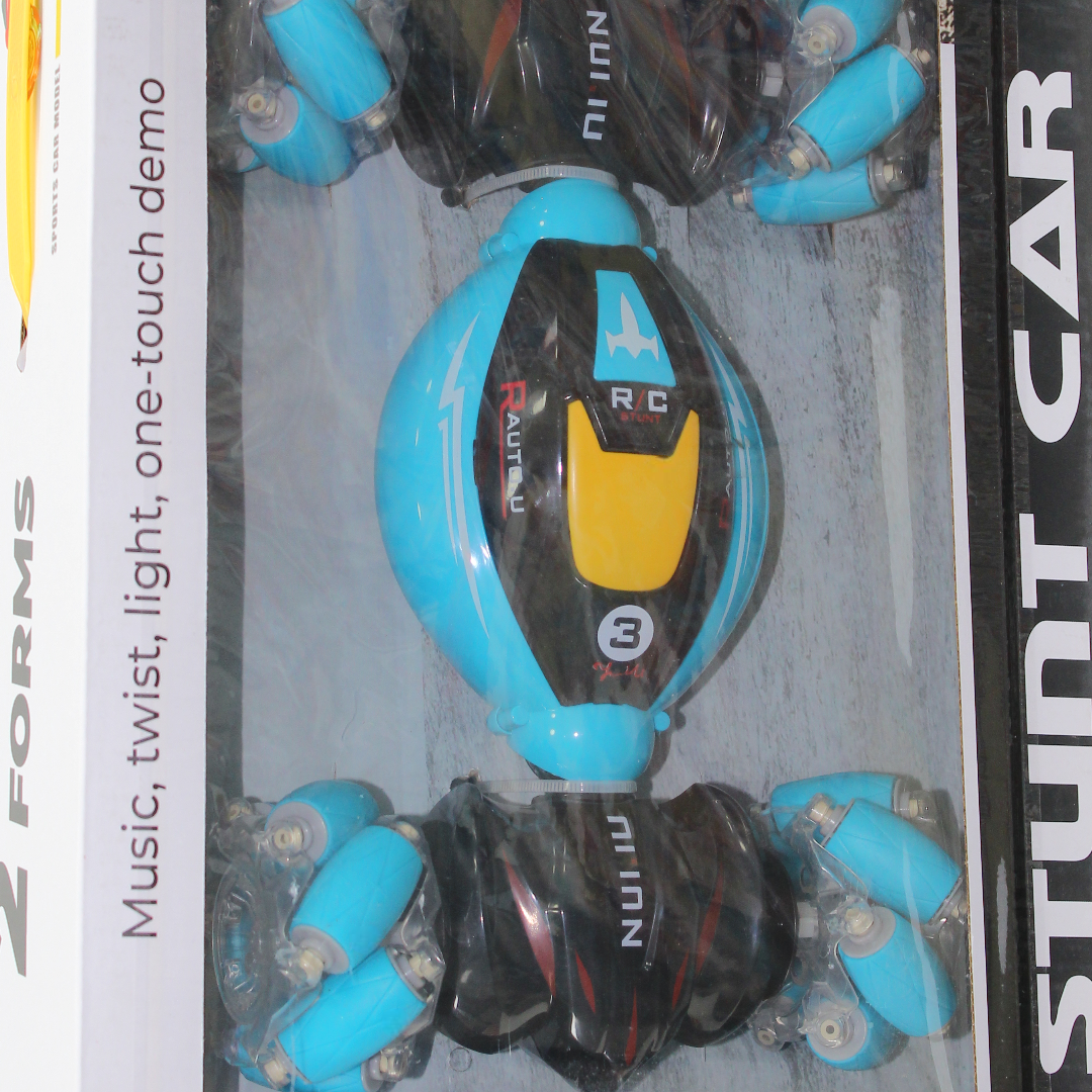 2.4G Remote Control Stunt Car – Blue