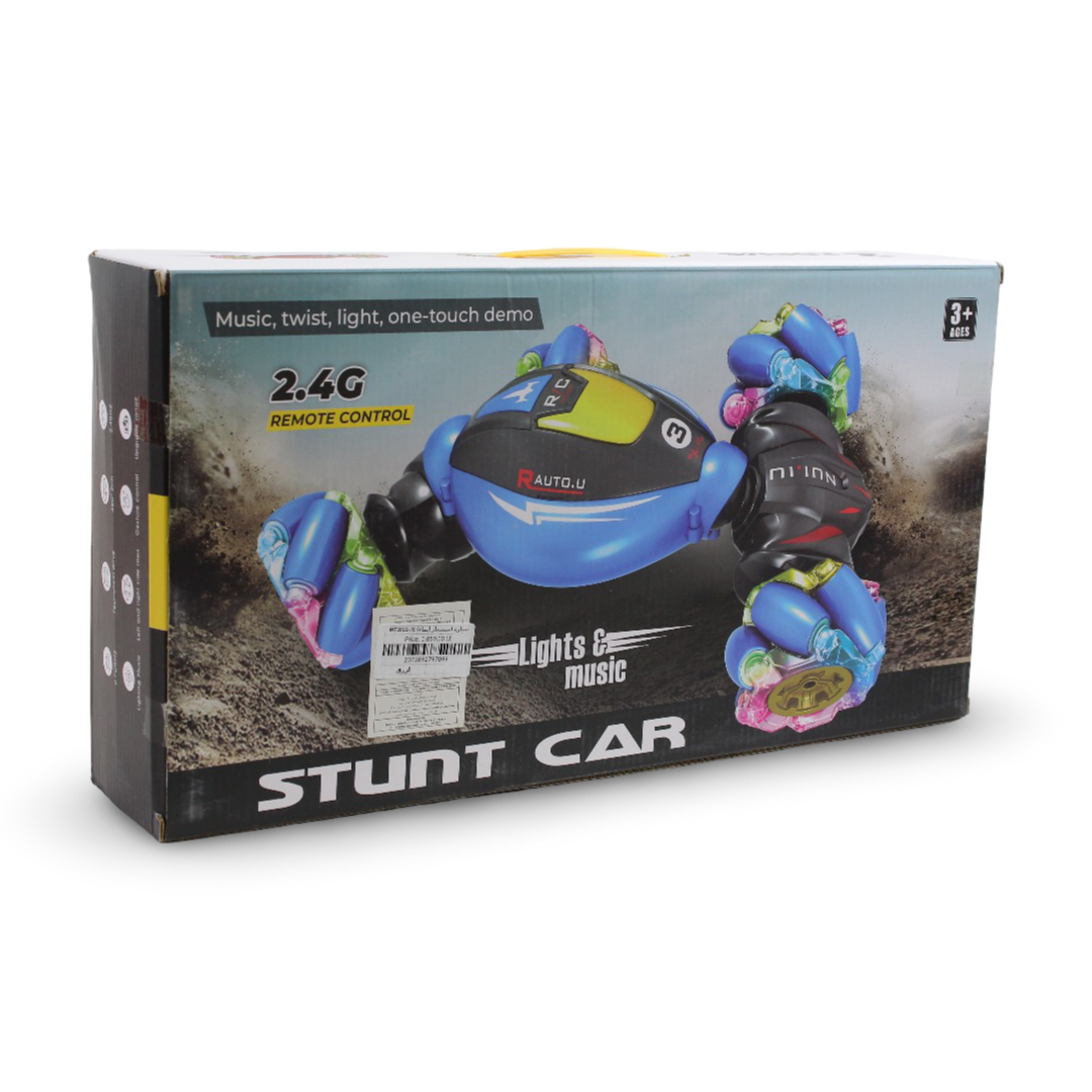2.4G Remote Control Stunt Car – Blue