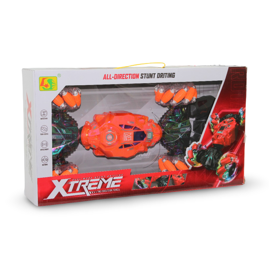 Xtreme Remote Control Stunt Car – Orange - Toys - OKO