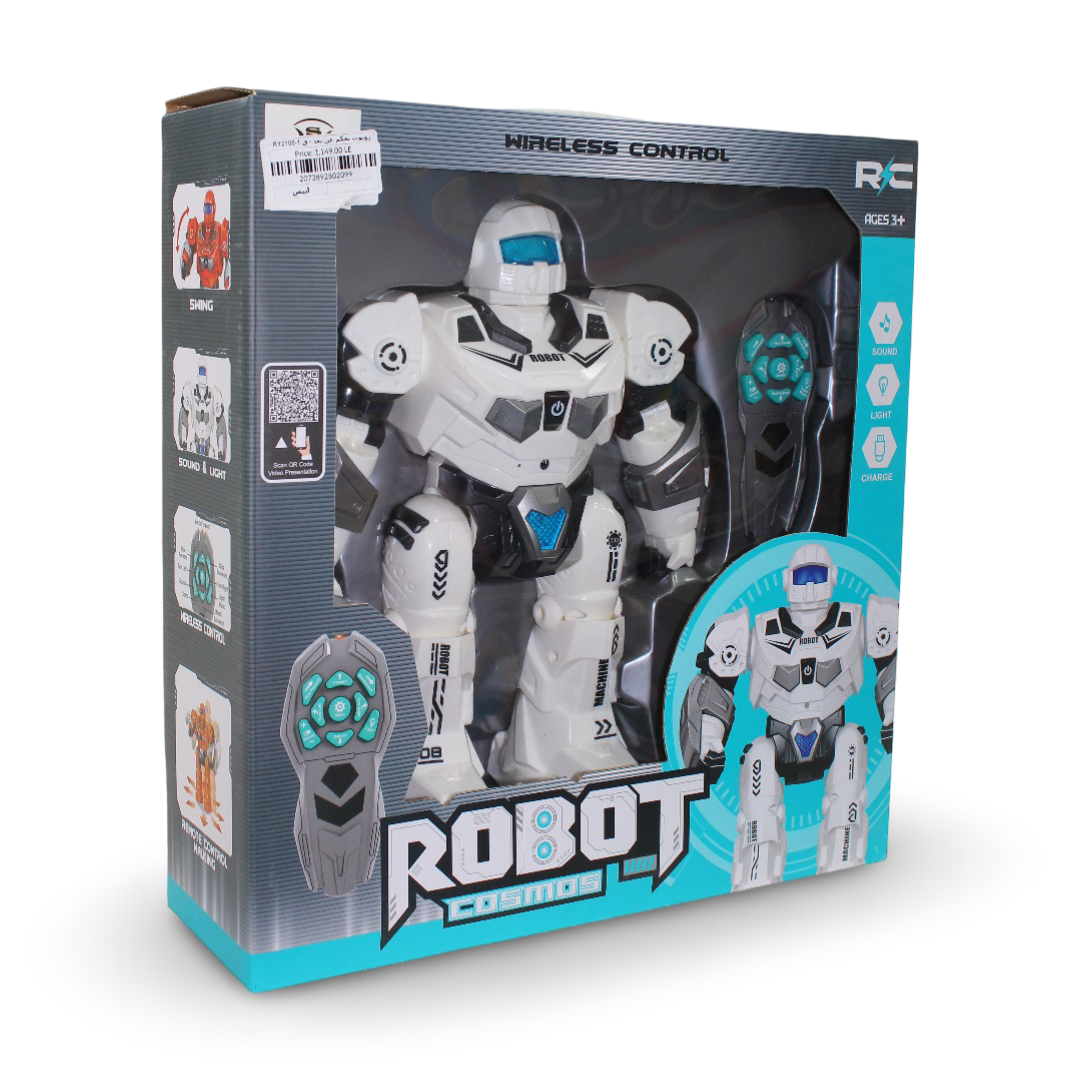 Cosmos Robot Wireless Remote Control Toy – White