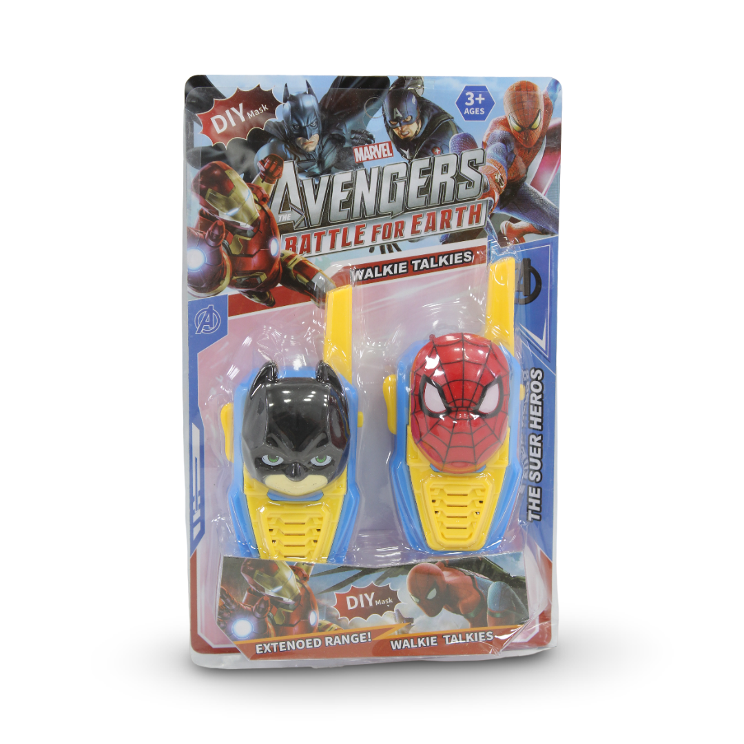 Marvel Avengers Batman and Spider-Man Walkie Talkies