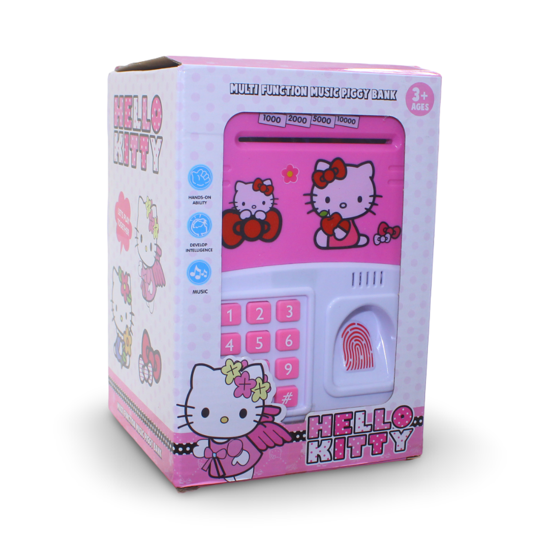 Hello Kitty Electronic Music Piggy Bank with Fingerprint Scanner