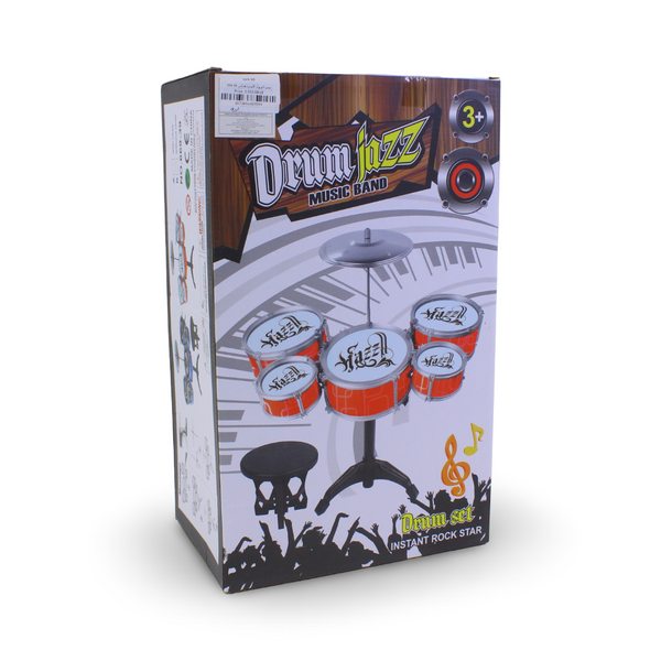 Drum Jazz Music Band Toy Set – Blue