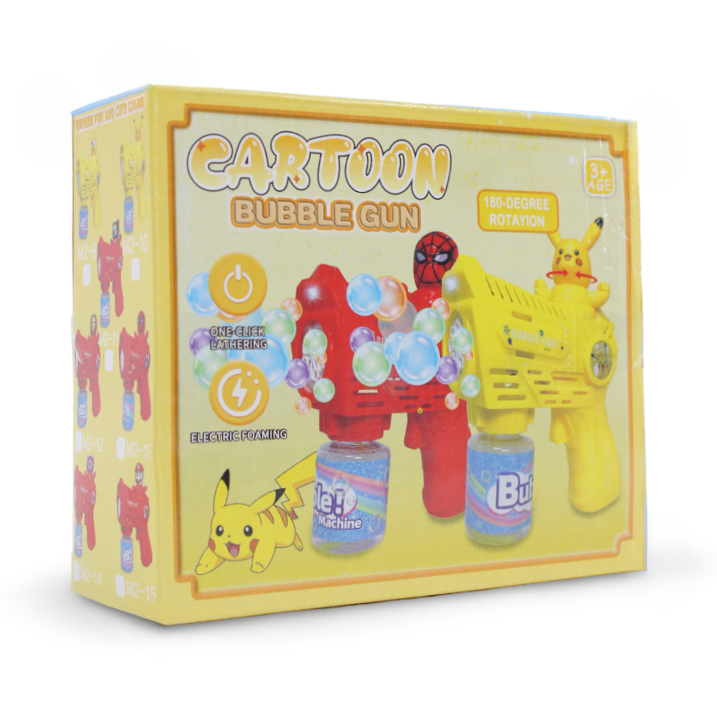 Stitch Cartoon Bubble Gun – Blue