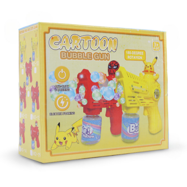Stitch Cartoon Bubble Gun – Blue