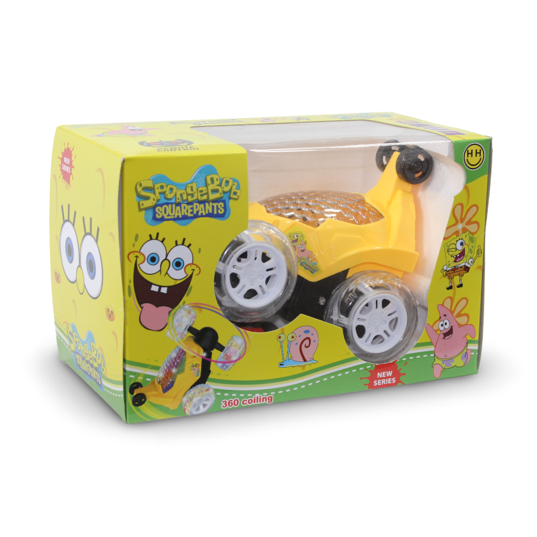 Sponge Bob Square Pants Stunt Rolling Car toy