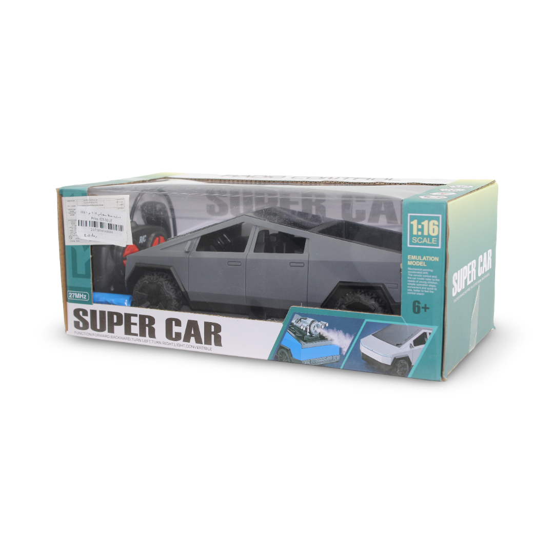 Super Car RC Tesla Cybertruck 1:16 Scale – Dark Grey