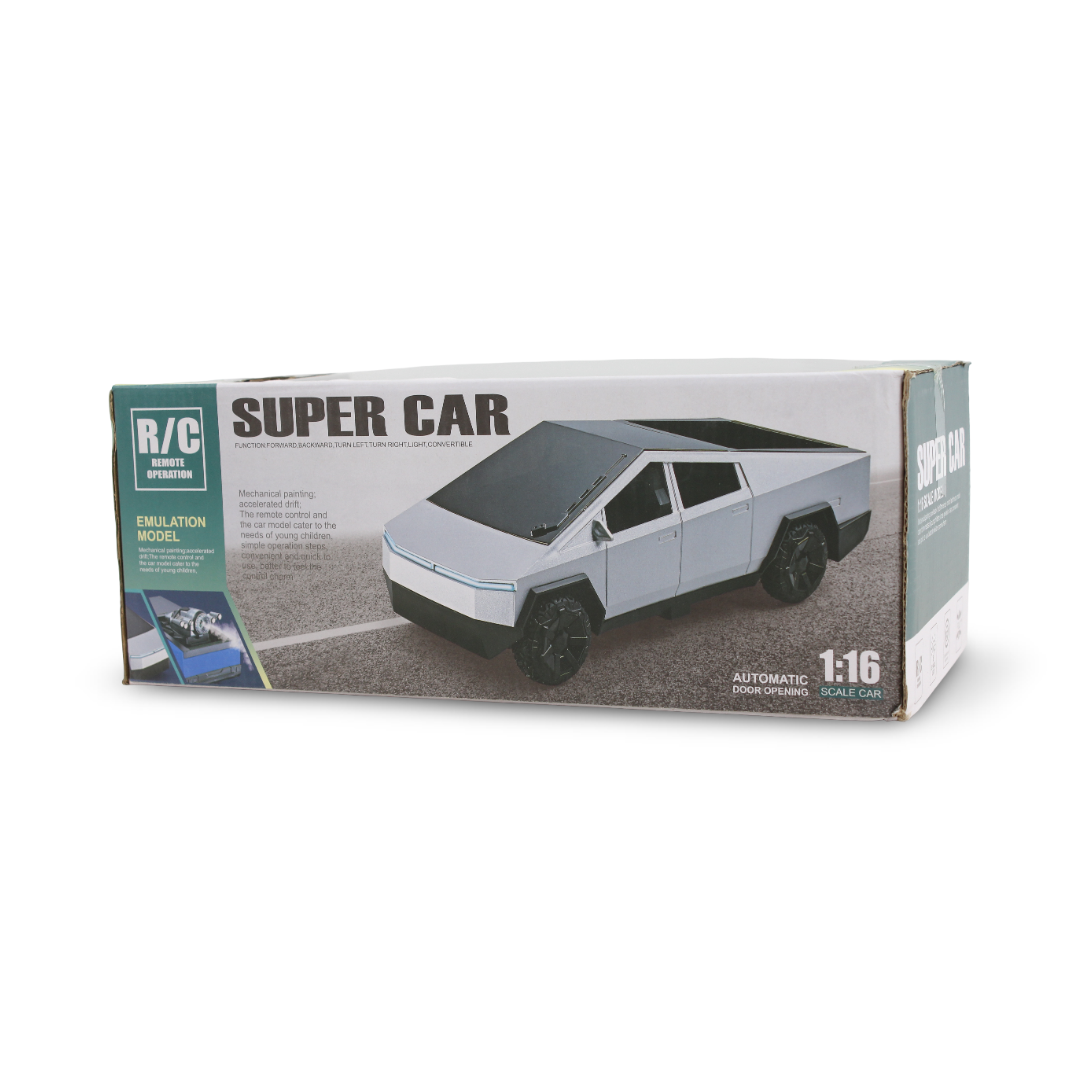 Super Car RC Tesla Cybertruck 1:16 Scale – Dark Grey