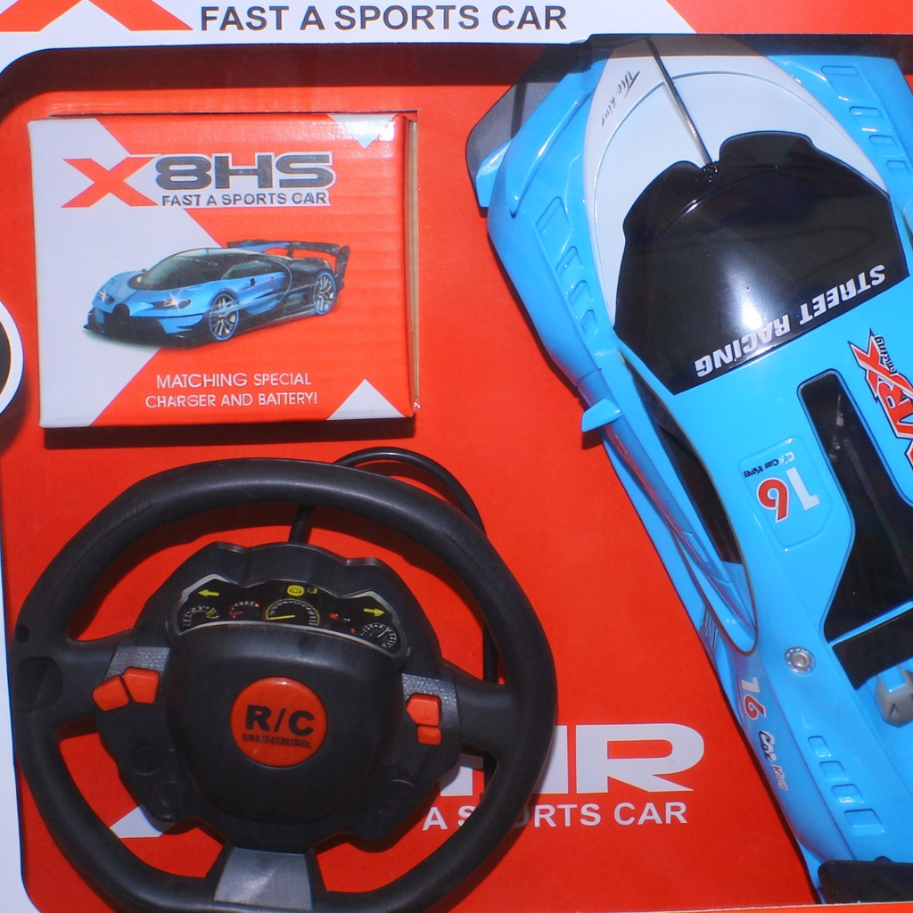 X8HS Fast Sports Car 1:16 Scale RC Toy Car – Baby Blue