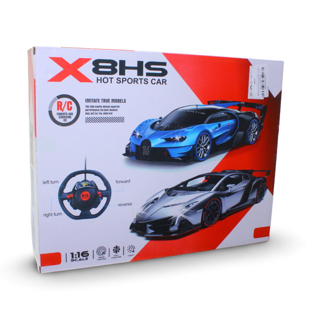 X8HS Fast Sports Car 1:16 Scale RC Toy Car – Baby Blue