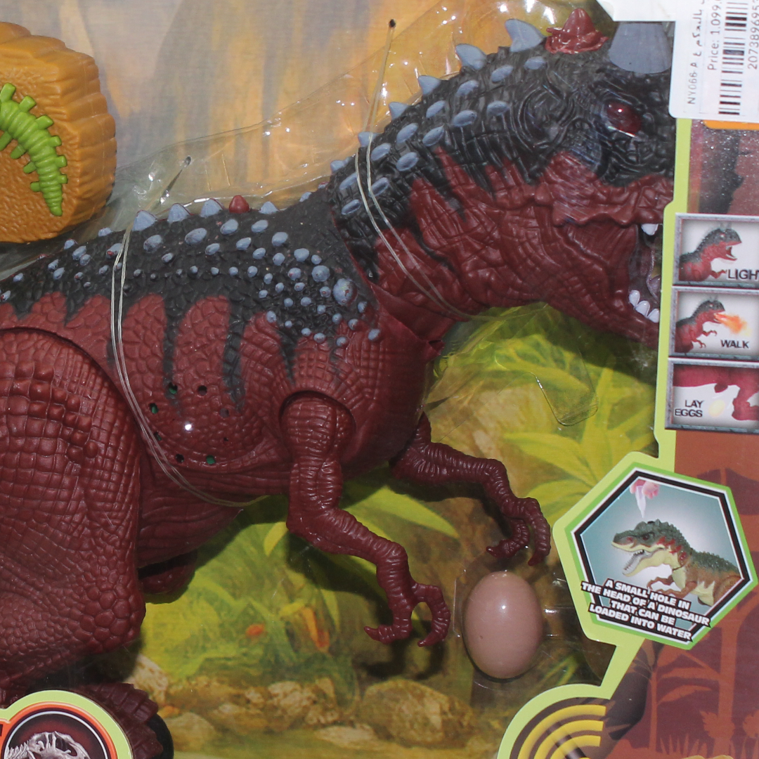 Ancient Dinosaur RC Tyrannosaurus Rex Toy (Light & Sound) – Brown