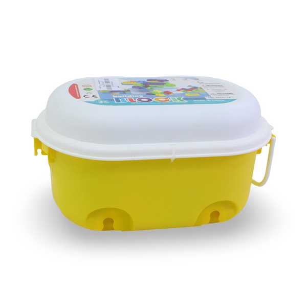 Plastic Building Block Set – Yellow