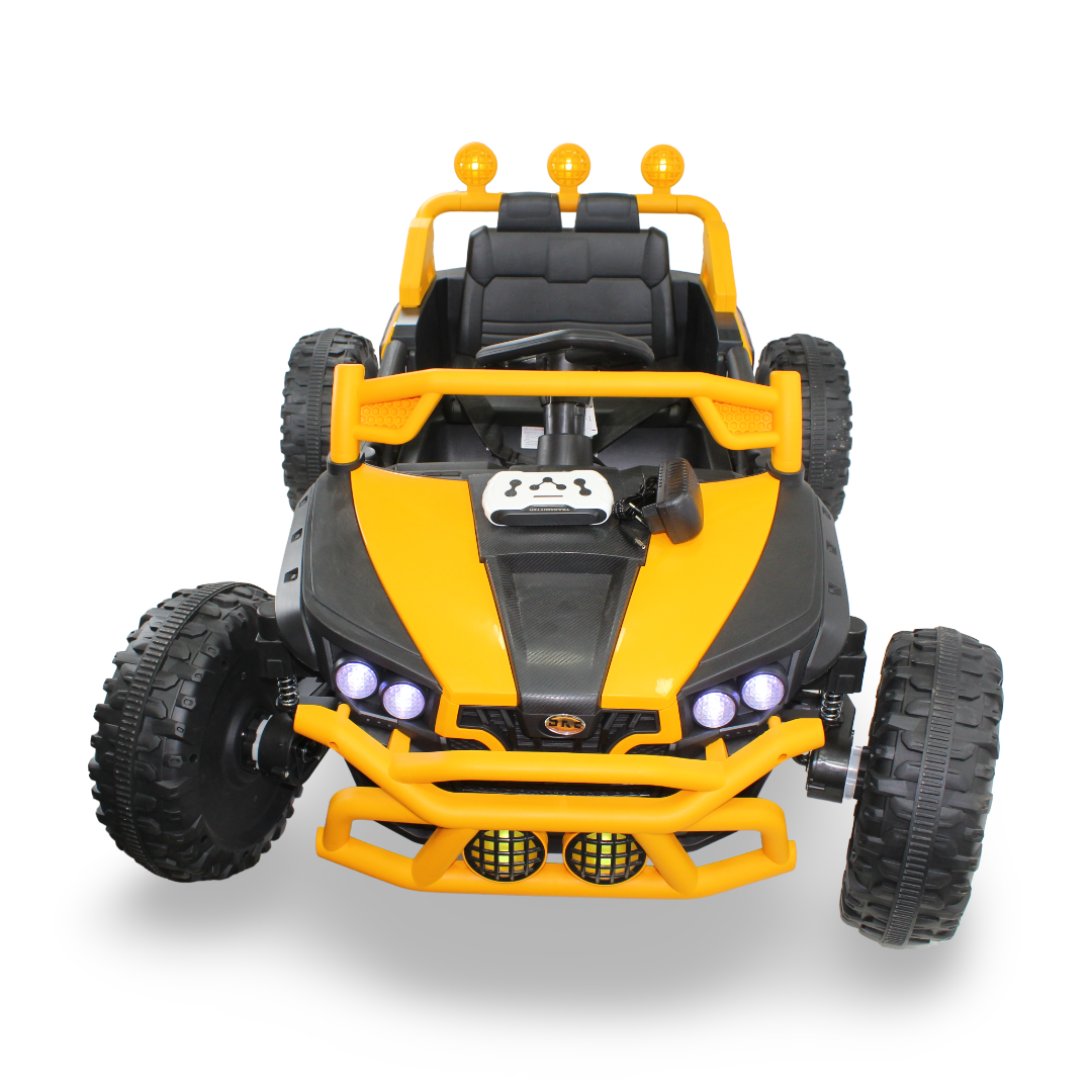 Electric Buggy Ride-On 4x4 Car with Remote Control – Yellow