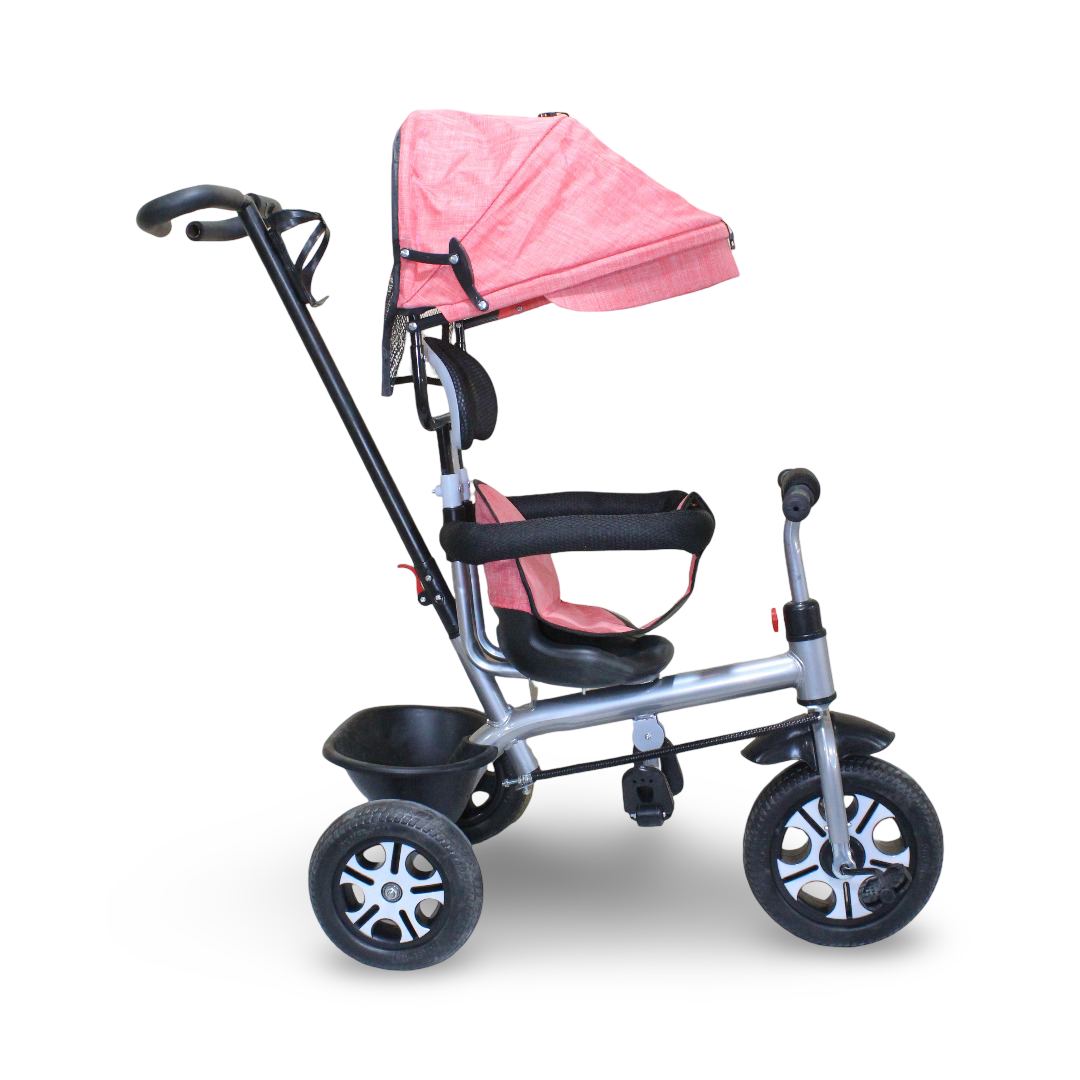Multifunctional Baby Tricycle – Salmon