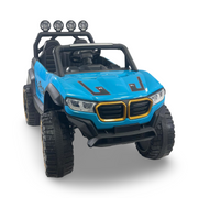 Children's Electric Jeep Car with 2 Motors – Baby Blue