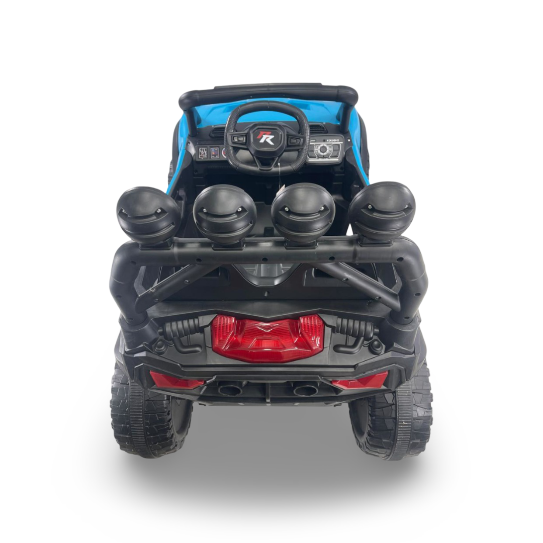 Children's Electric Jeep Car with 2 Motors – Baby Blue