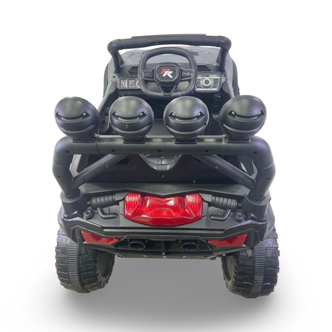 Children's Electric Jeep Car with 2 Motors – Grey