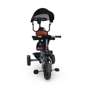 Kids Tricycle with 360 Degree Seat Rotating – Black