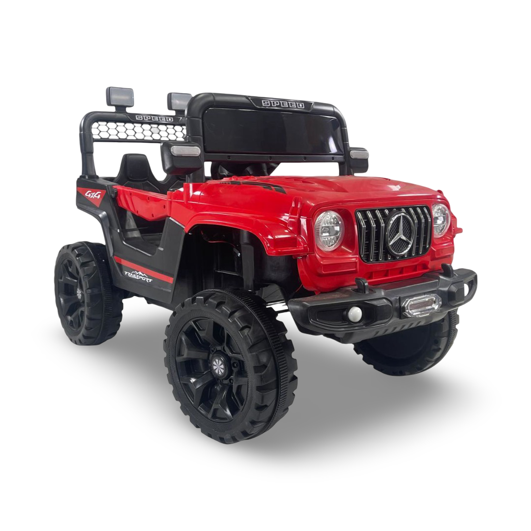 Children's Electric Jeep Car with Battery Operated Ride On – Red