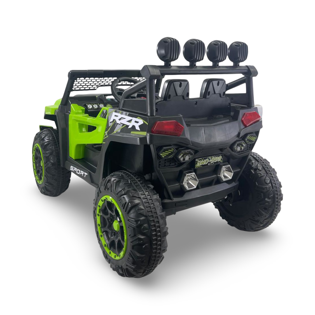 Children's Electric Jeep Car with Battery Operated Ride On – Green