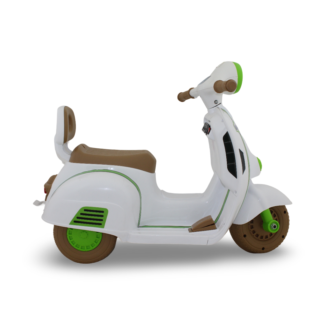 Good Power Children's 3-Wheels Electric Scooter – White