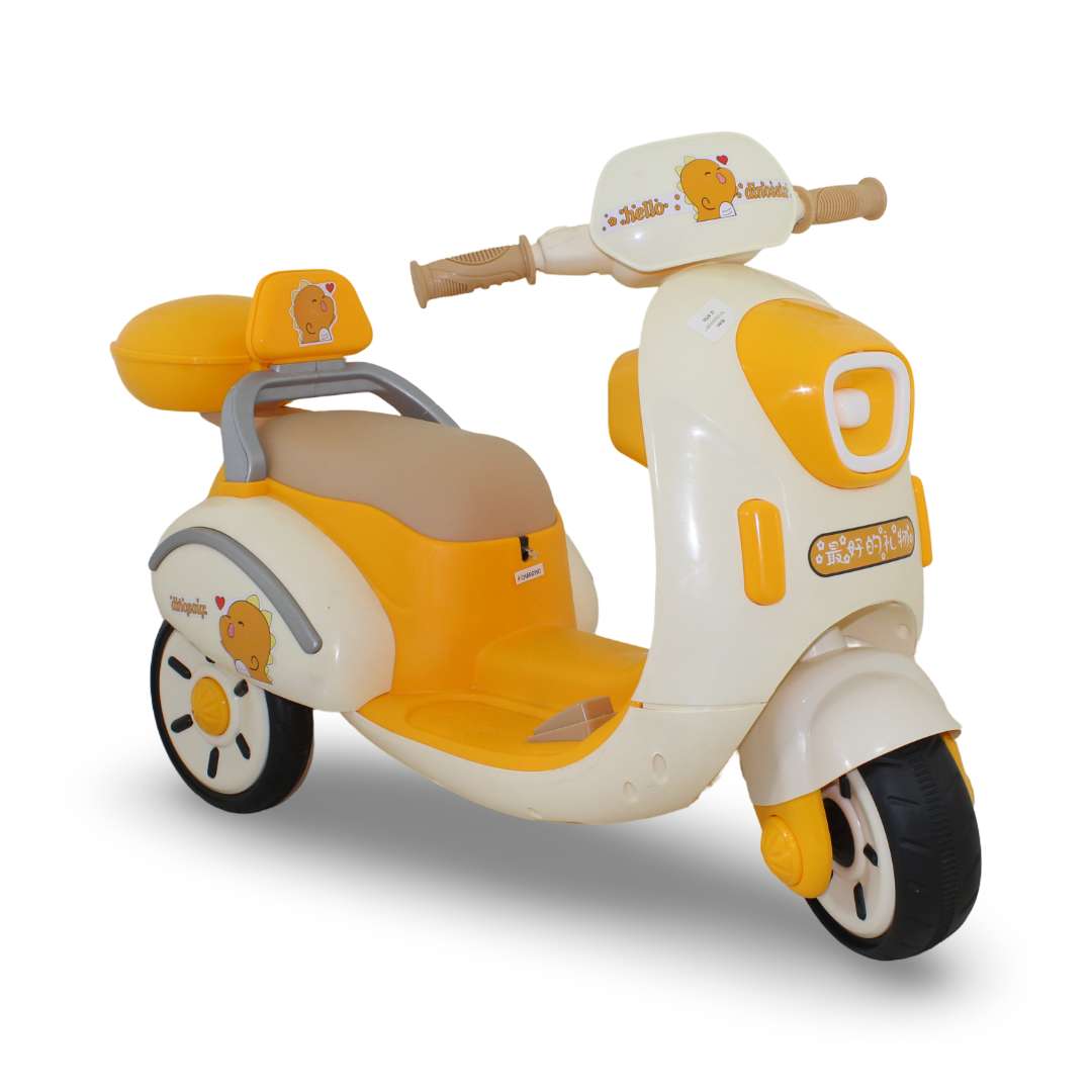 Children Electric Scooter Toy – Yellow