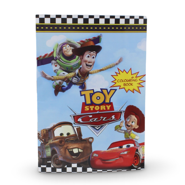 Toy Story & Cars Coloring Book – 20 Colouring Sheets