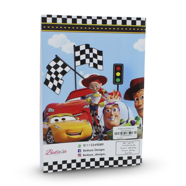 Toy Story & Cars Coloring Book – 20 Colouring Sheets