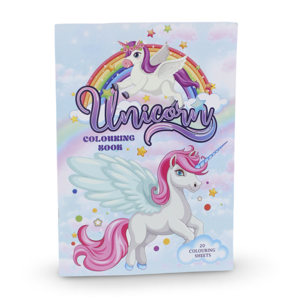 Unicorn Coloring Book – 20 Colouring Sheets