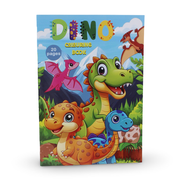 Dino Coloring Book – 20 Colouring Sheets