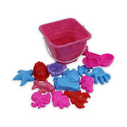 Toffee Multicolor Plastic Beach Sand Toy Set – Fuchsia