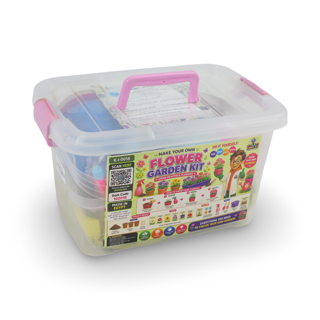 Kids Flower Growing Kit – Gardening Activity Set