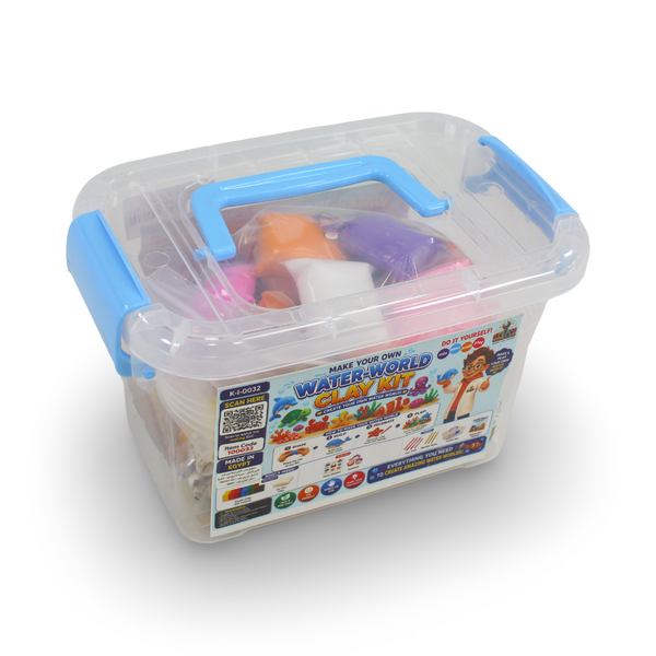 Kids Lab "Water-World" Clay Making Kit" DIY Craft Set