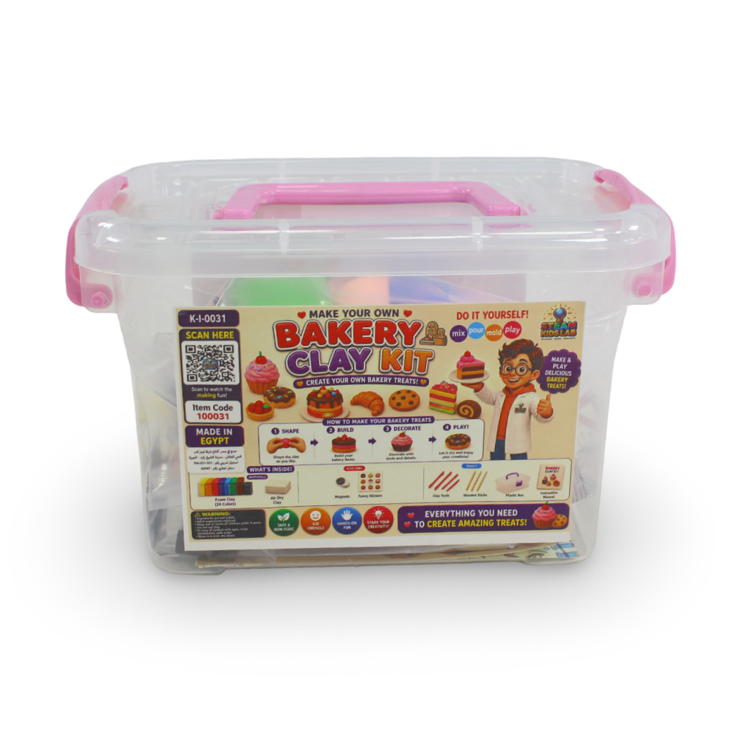 Kids Lab "Make Your Own Bakery Clay Kit" DIY Craft Set - Toys