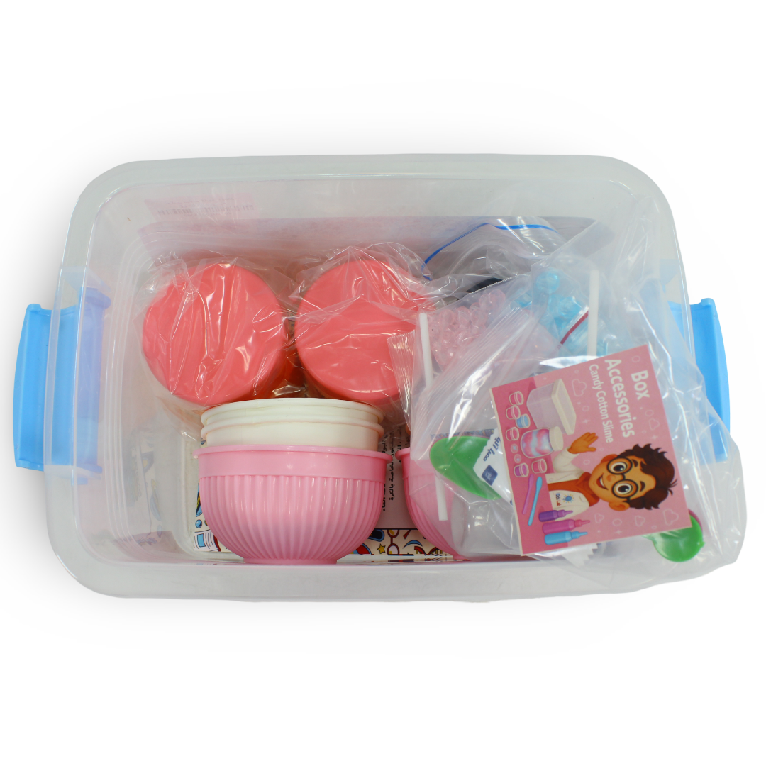 Kids Lab "Candy Cotton Slime & Bouncy Balls Making Kit" DIY Craft Set