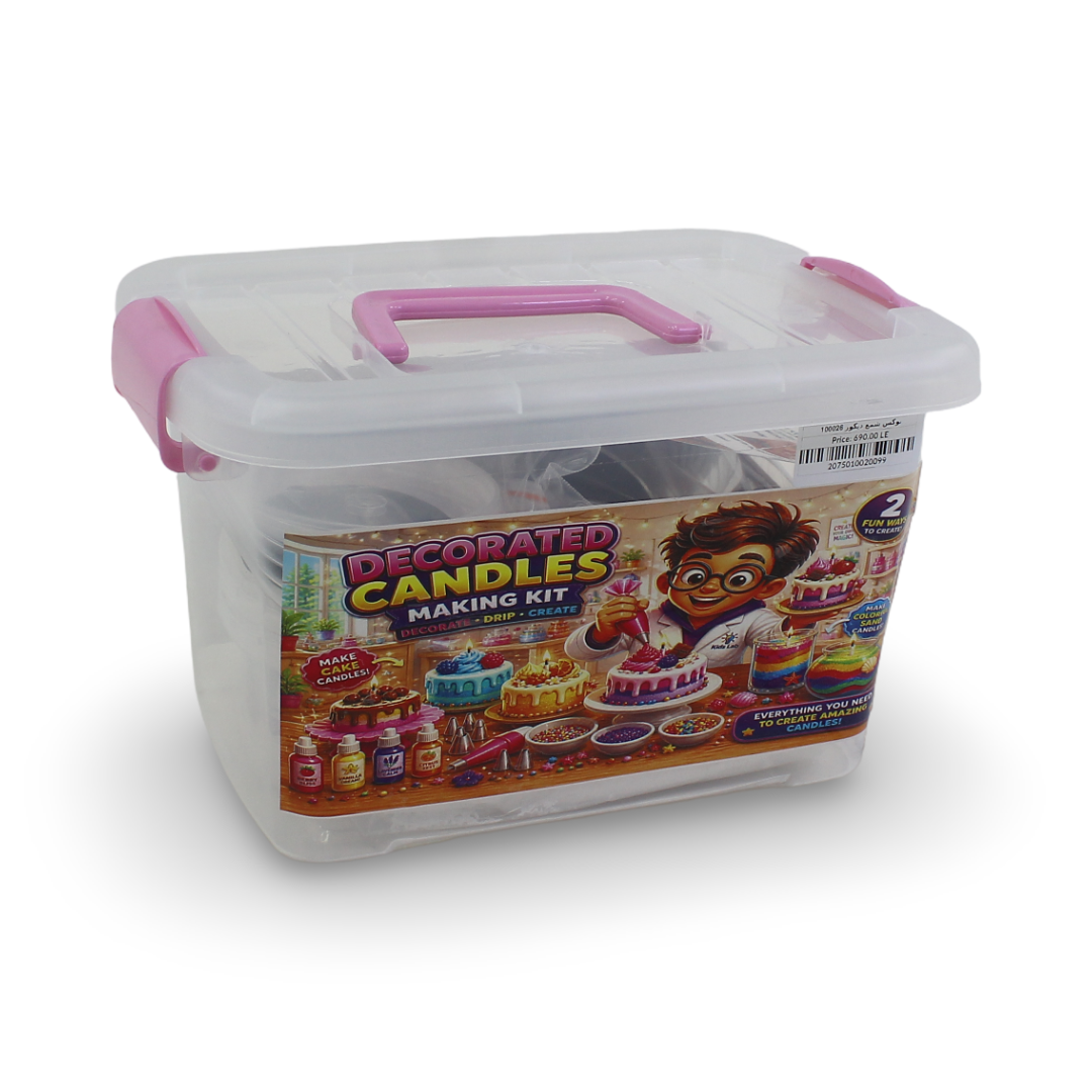 Kids Lab "Decorated Candles Making Kit" DIY Craft Set - Toys