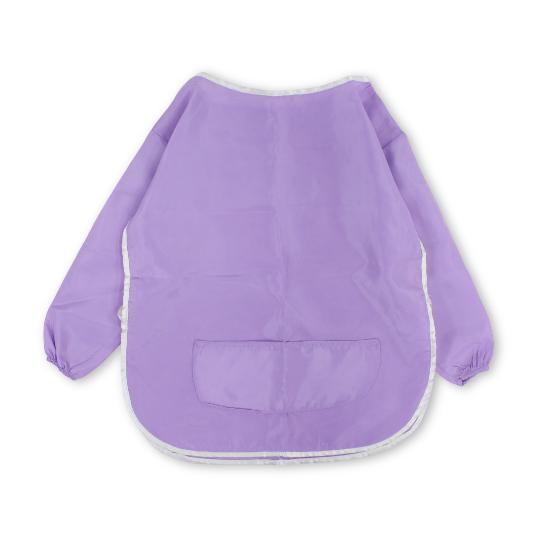 Kids Waterproof Apron (Width 42cm Length 52cm Sleeve 35cm) – Purple