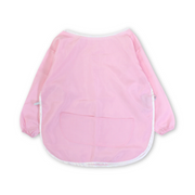 Kids Waterproof Apron (Width 42cm Length 52cm Sleeve 35cm) – Pink