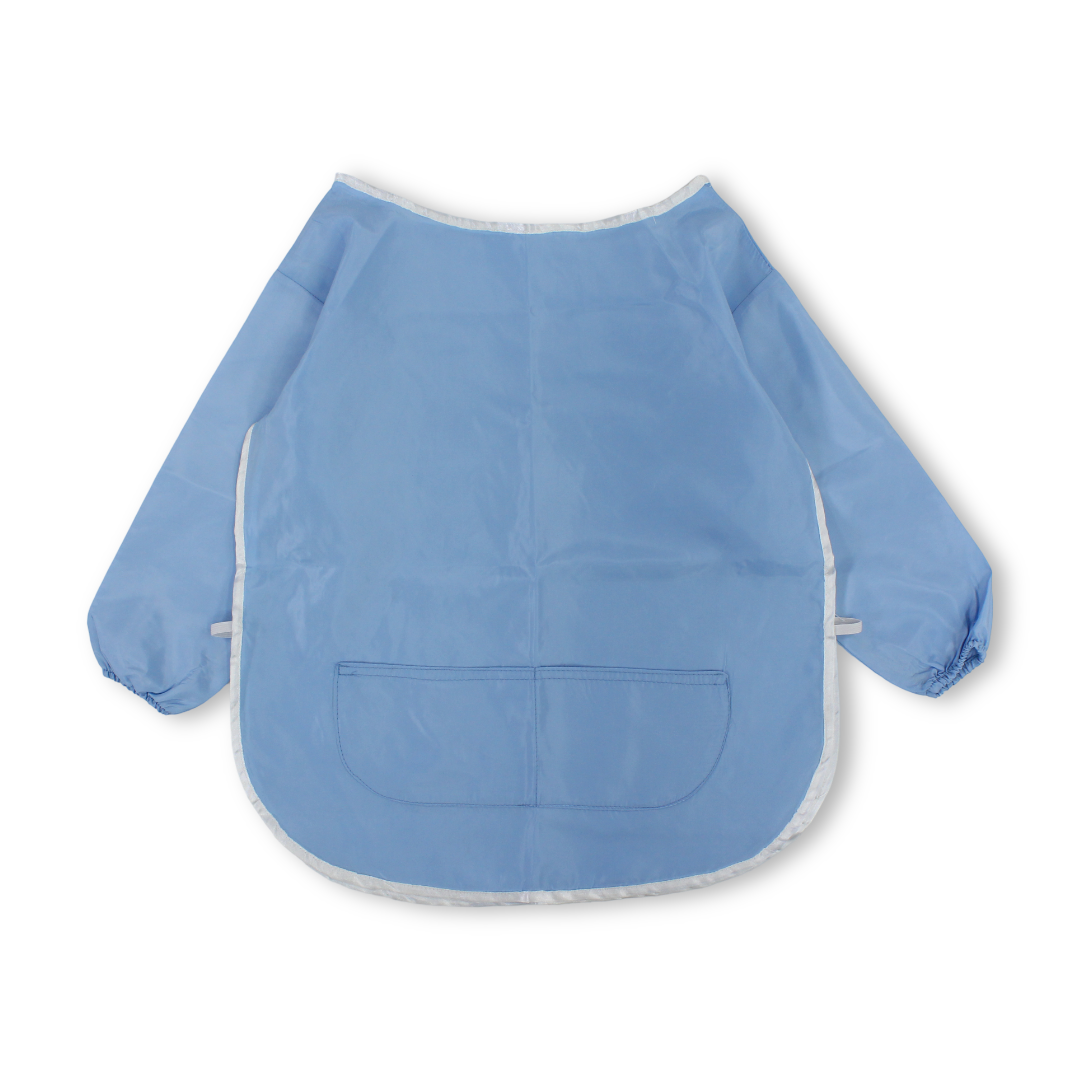 Kids Waterproof Apron (Width 42cm Length 52cm Sleeve 35cm) – Baby Blue