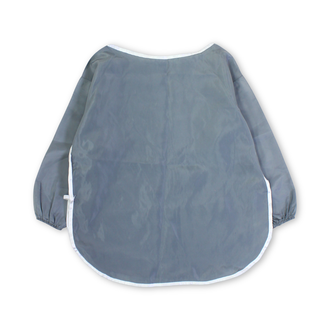 Kids Waterproof Apron (Width 42cm Length 52cm Sleeve 35cm) – Grey