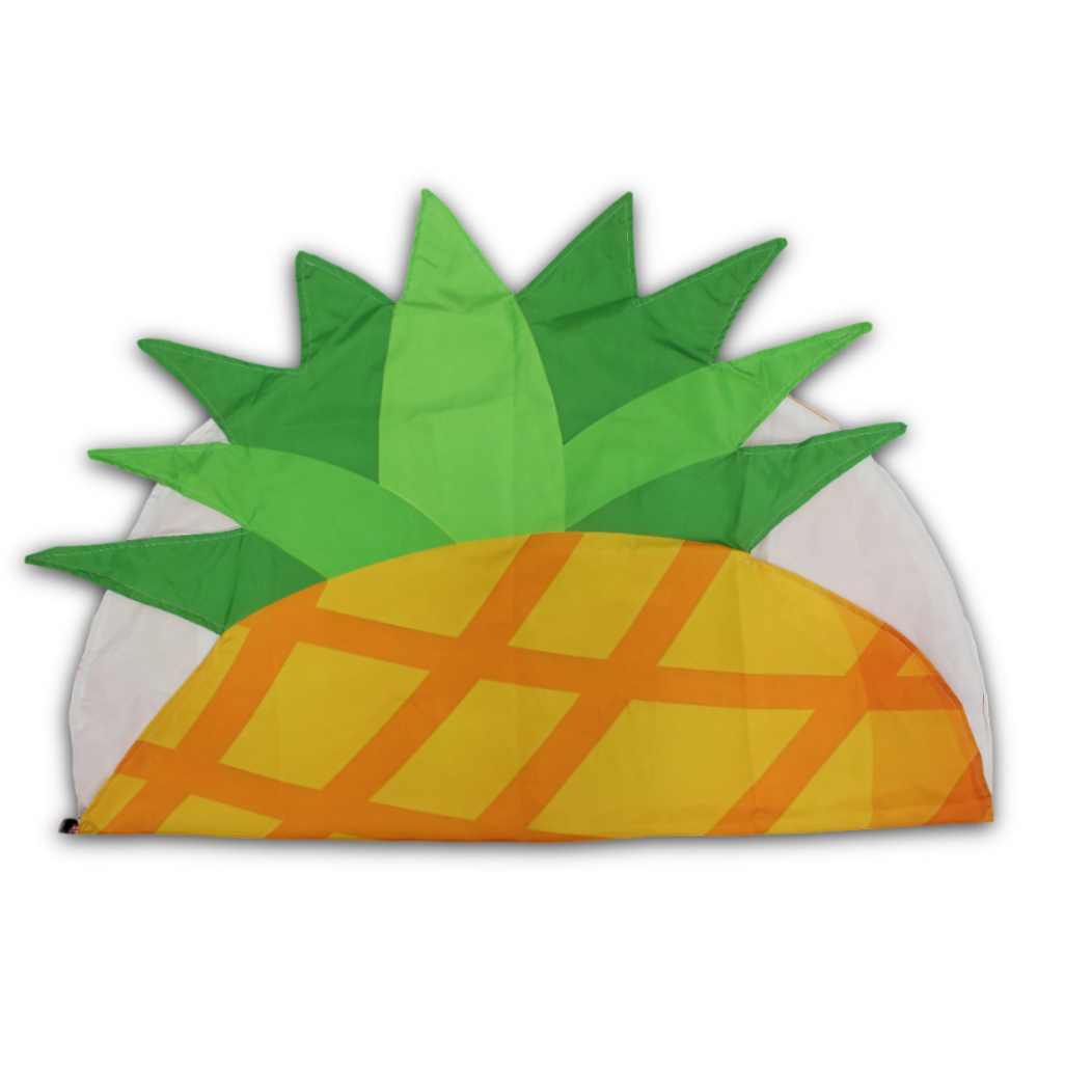 Double Layer Waterproof Beach Blanket Round Diameter 140cm – Pineapple - Summer - Eleven Group for E-Marketing