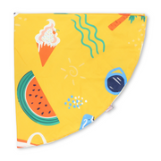 Double Layer Waterproof Beach Blanket Round Diameter 140cm – Hello Summer