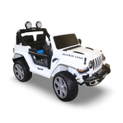 Jeep "Super Car" Ride-On Car – White