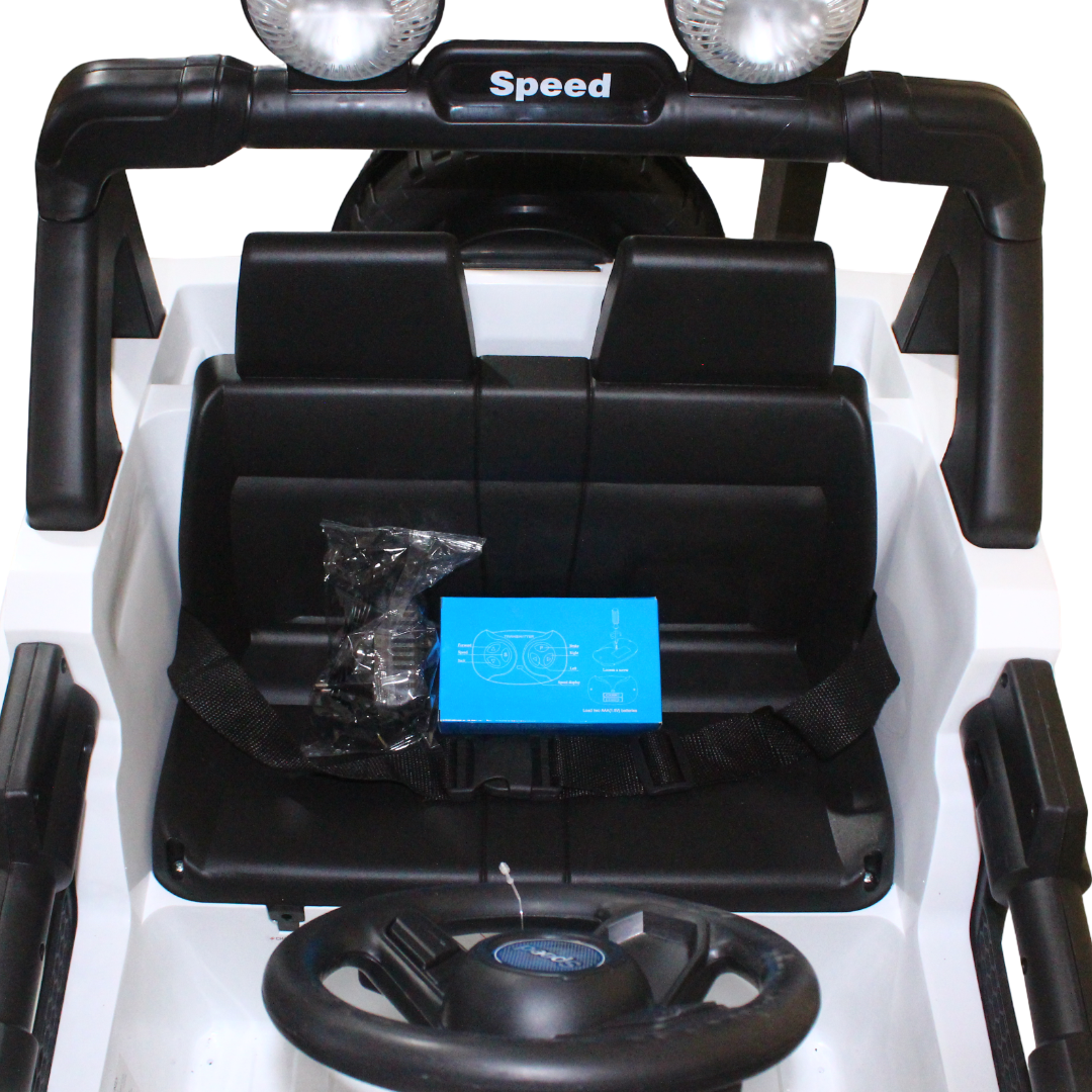 Jeep "Super Car" Ride-On Car – White