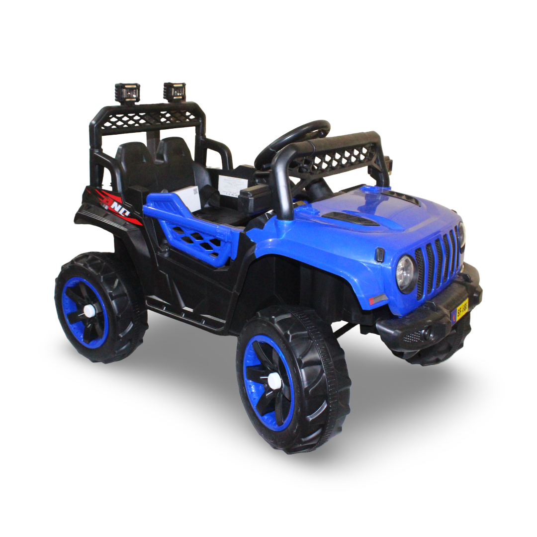 Jeep Rubicon Style Electric Ride-On Car – Blue