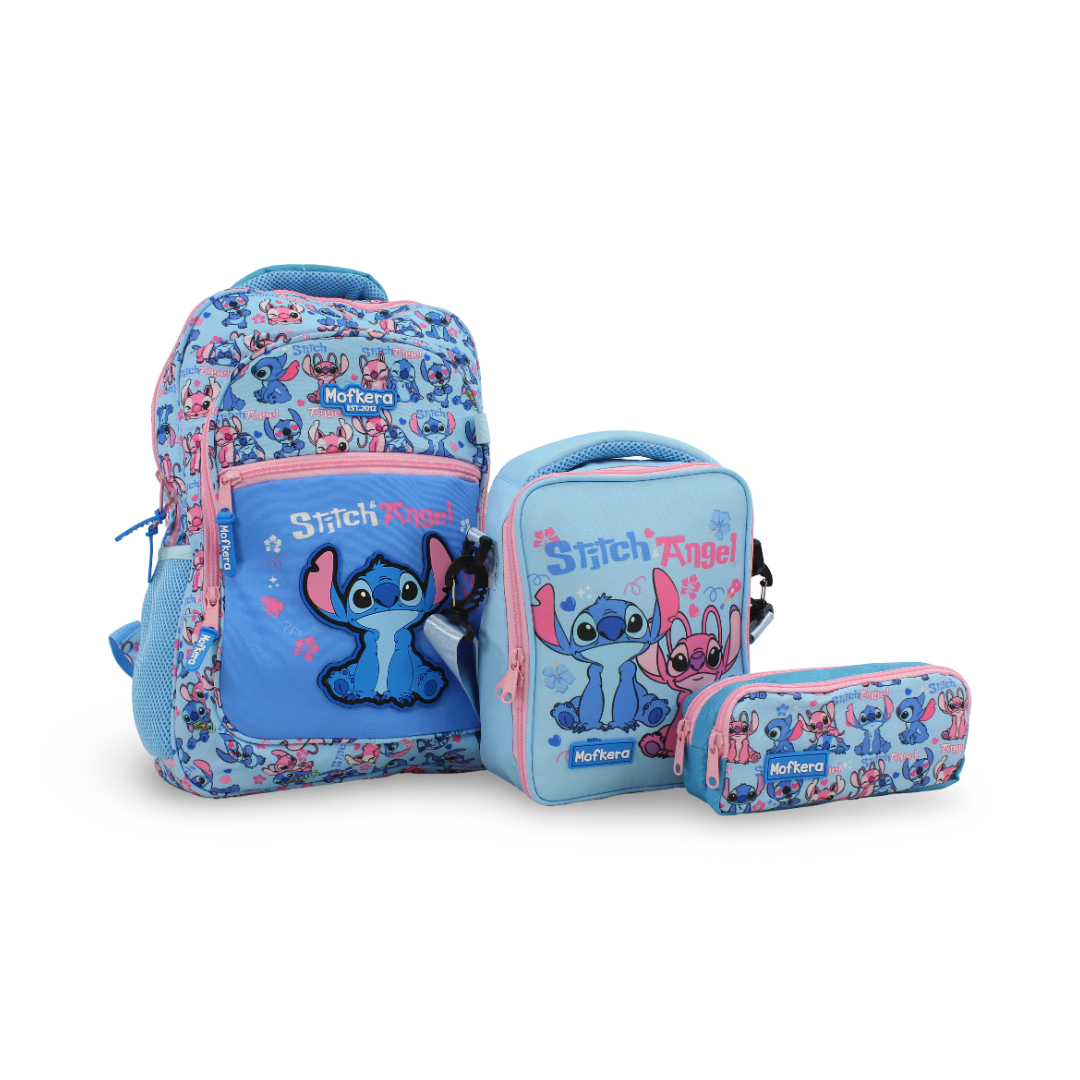 18-Inch Backpack with Waterproof Lunch Bag & Pencil Case