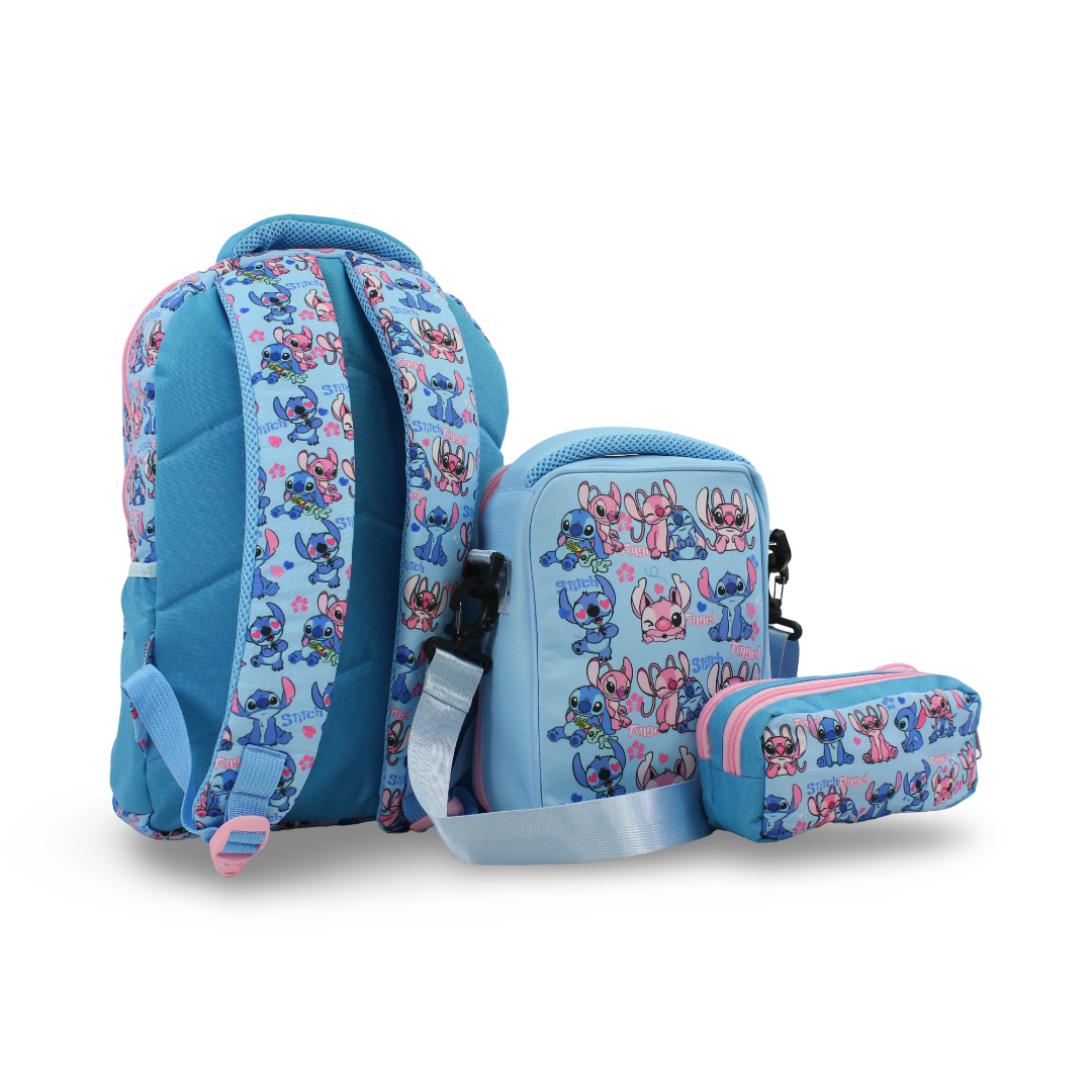 18-Inch Backpack with Waterproof Lunch Bag & Pencil Case