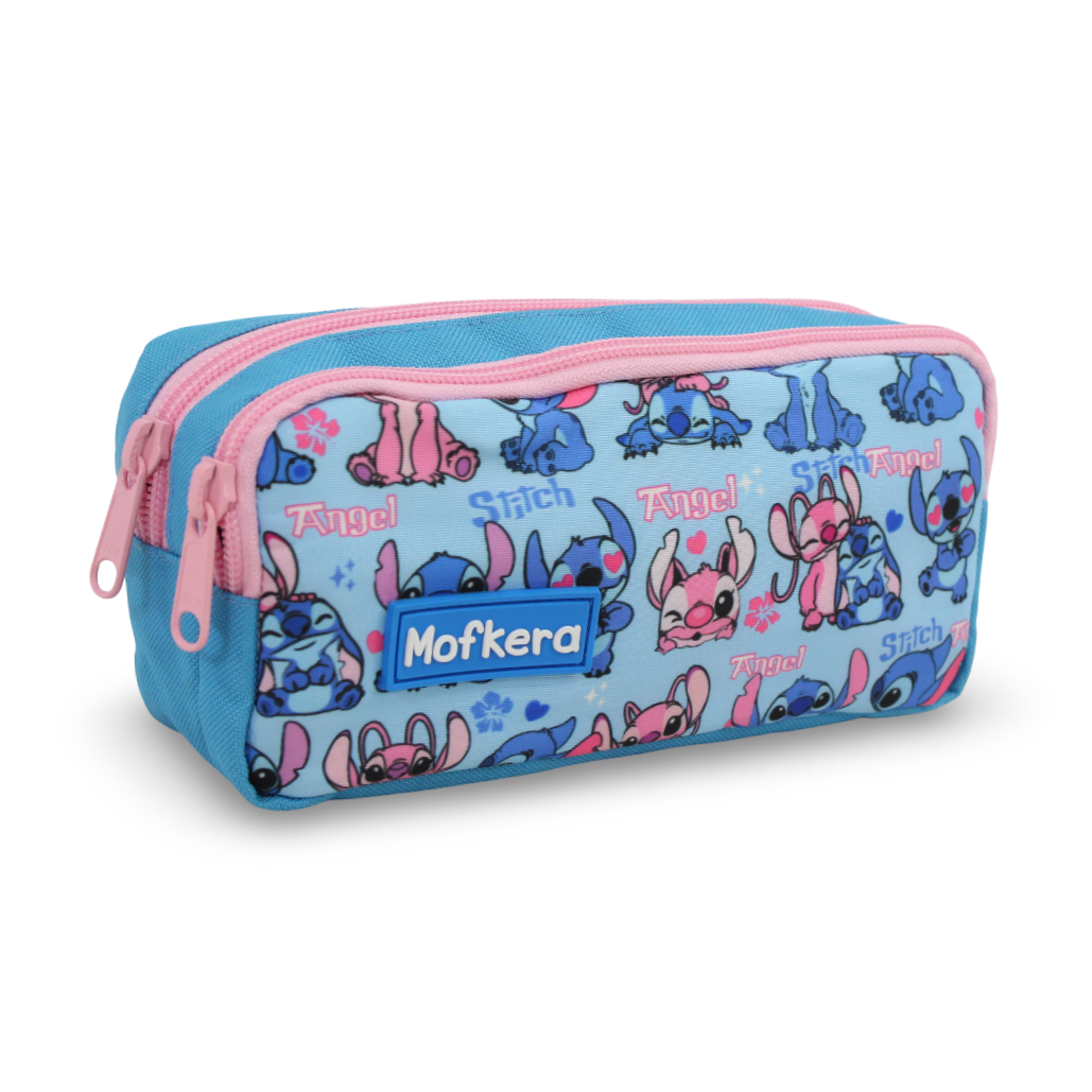 Mofkera Stitch & Angel Pencil Case - School